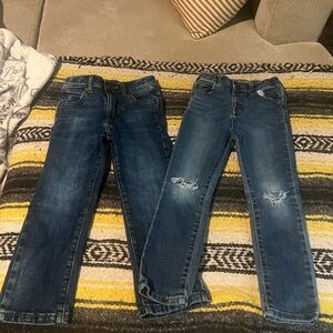 2 pair boys jeans (size 5)